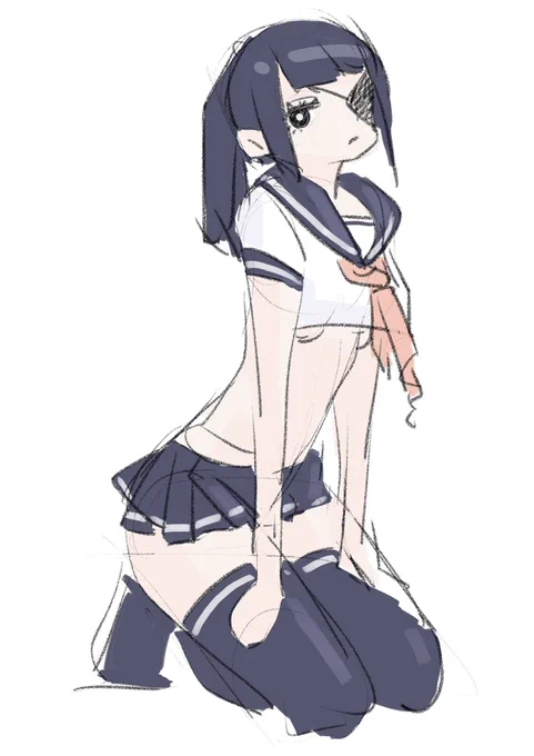 らくがきに色塗りしました 