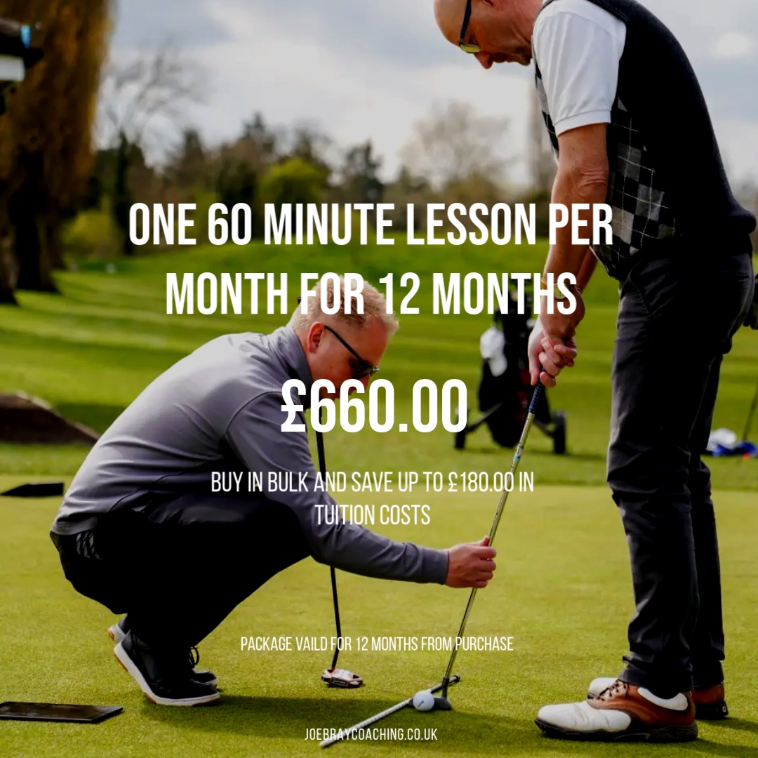 🏌️‍♂️ Elevate Your Golf Game in 2025 with JB Coaching!

🎯 Lesson Packages Available:

📌 6 x 30-Min Lessons – £190
📌 Specialist Putting Package – £260
📌 6 x 60-Min Lessons – £360
📌 12-Month Package – £660 (Save £180!)

👉 Valid for 12 months. Book now: joebraycoaching.co.uk
