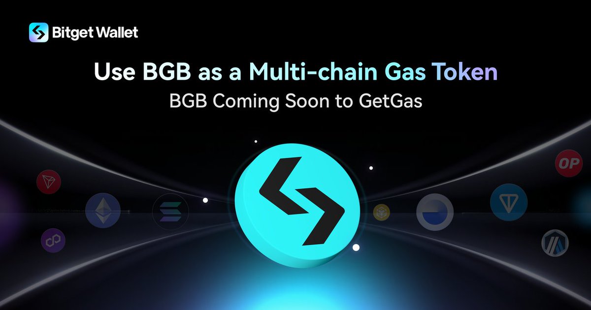 BitgetWallet's tweet photo. GM fam ☀️

Coming January, $BGB will be a gas token option for GetGas, enabling multi-chain gas payments 🌟

With BGB, you’ll soon be able to: 
🔗 Pay for Gas fees seamlessly across chains 
⚡ Simplify multi-chain transfers, swaps & DApp interactions

Let's bridge CeFi & DeFi for a seamless future with BGB 🌐✨