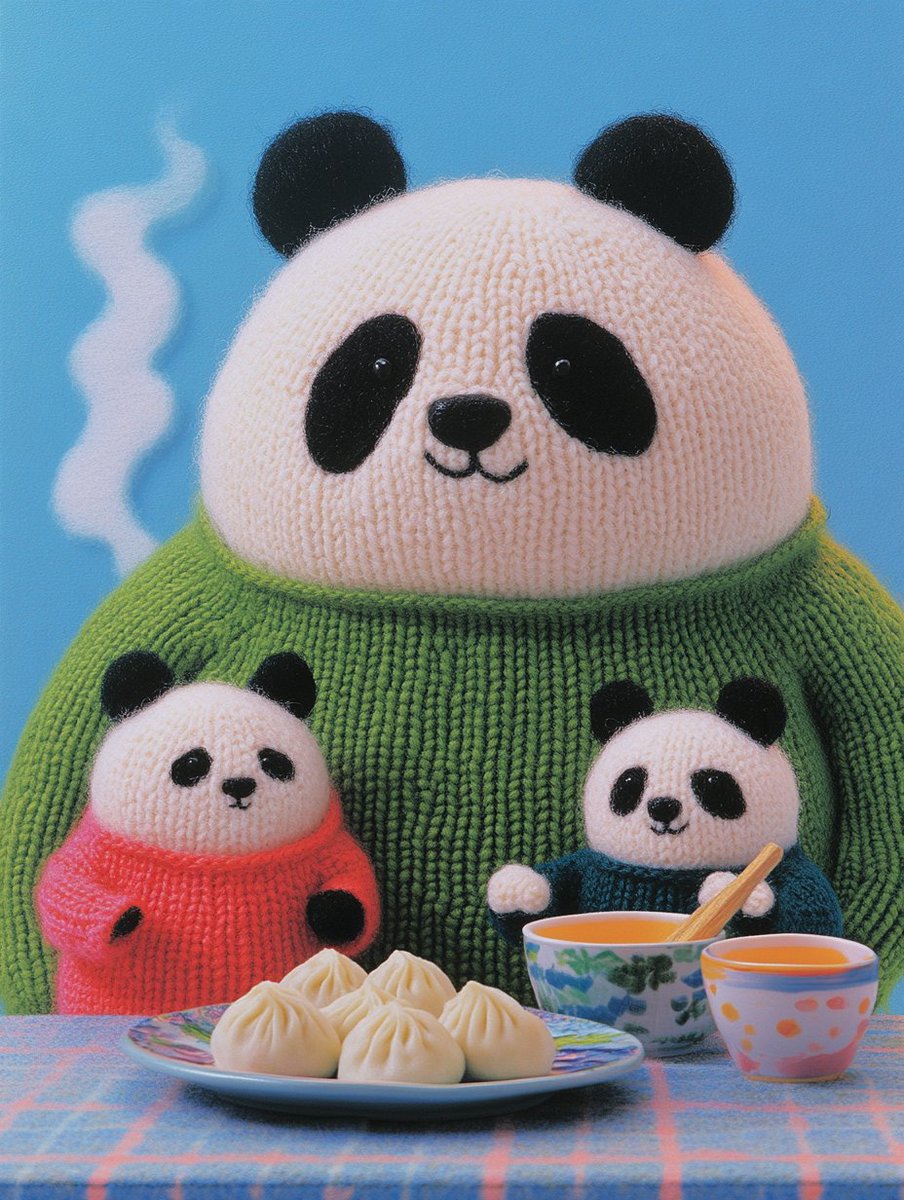 tan_hua18069's tweet photo. ๐ฅ๐จโ๐ฉโ๐งโ๐ฆ Wrap up happiness and good fortune with every dumpling! Share your most delicious dumpling recipes! ๐ฒ #CNYDumplings #DumplingDelight #YearOfPanda #Panda #AiArt #ๆฅ็ฏๅฟซๆจ https://t.co/xidM816YX8