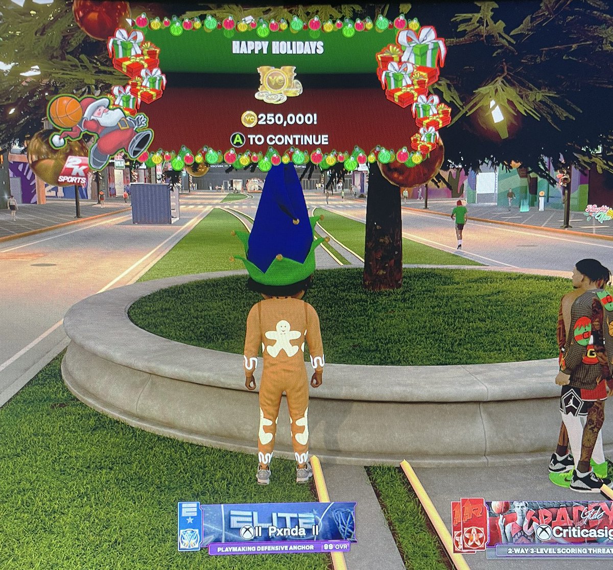 EXTENDING: Players are getting 250K VC for Christmas and New Year in NBA 2K25

Redeem here: 2k25lockercode.click/vc

Must retweet and reply "HAPPY HOLIDAYS"