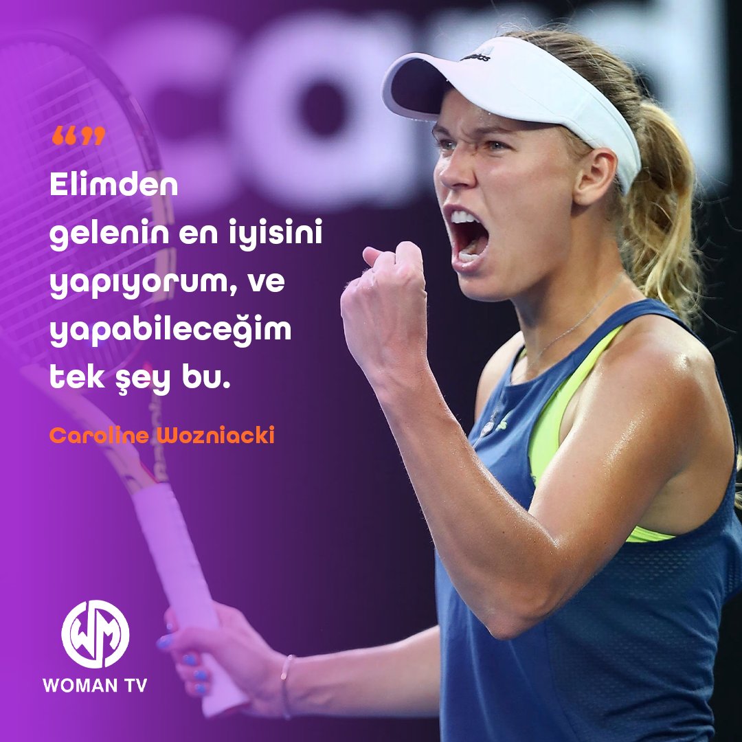 #WomanTv #Başarı #Motivasyon #CarolineWozniacki
