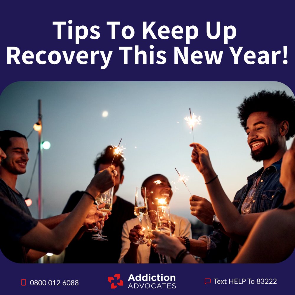 AddictAdvocates's tweet photo. As New Year arrives, it’s the perfect time to reflect on all you’ve achieved 🤍

Here's 3 tips to maintain your recovery this year-

🌟Set attainable and meaningful goals
🌟Prioritise rest and self care
🌟Surround yourself with supportive people

If you need support, we're here🫂 https://t.co/SMZ1QSm4Uk