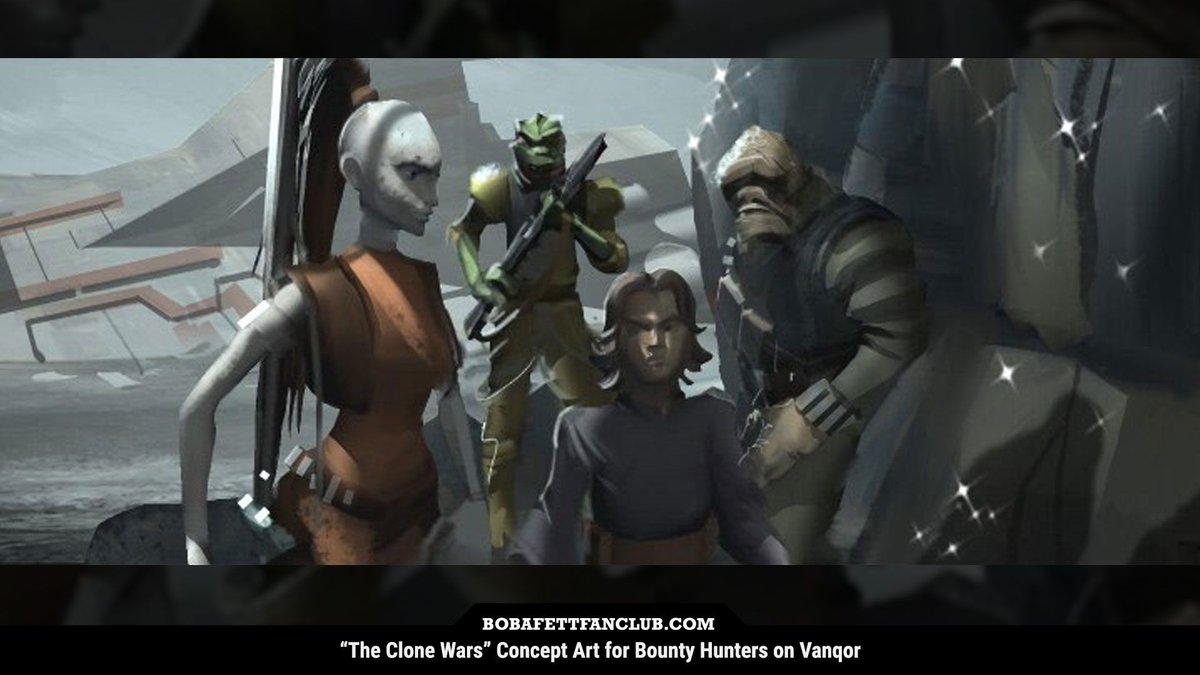 bobafettfanclub's tweet image. #AurraSing, #Bossk, #BobaFett, and Castas as seen in official concept art for #TheCloneWars Season 2 Episode 21

More images like this on BFFC: bobafett.com/multimedia/gal…

#StarWars #BobaFettFanClub #DailyFett