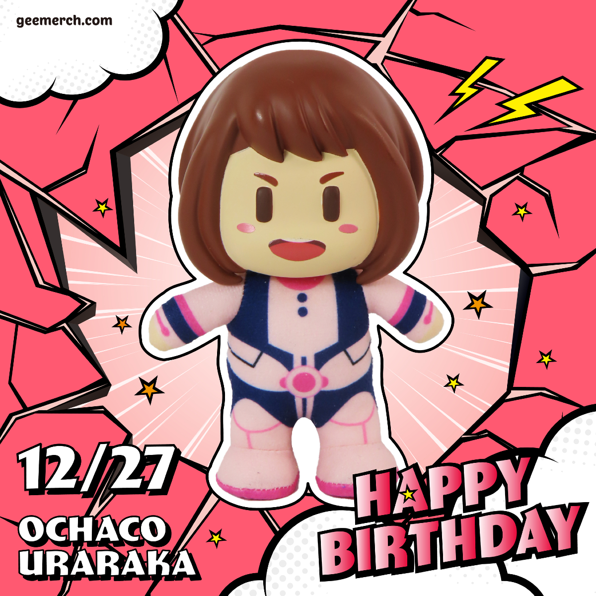 geanimation's tweet photo. Happy Birthday, Ochako Uraraka! ππ
#MyHeroAcademia #OchakoUraraka #FigureKey #anime #manga #geemerch https://t.co/6LkO7qT97E