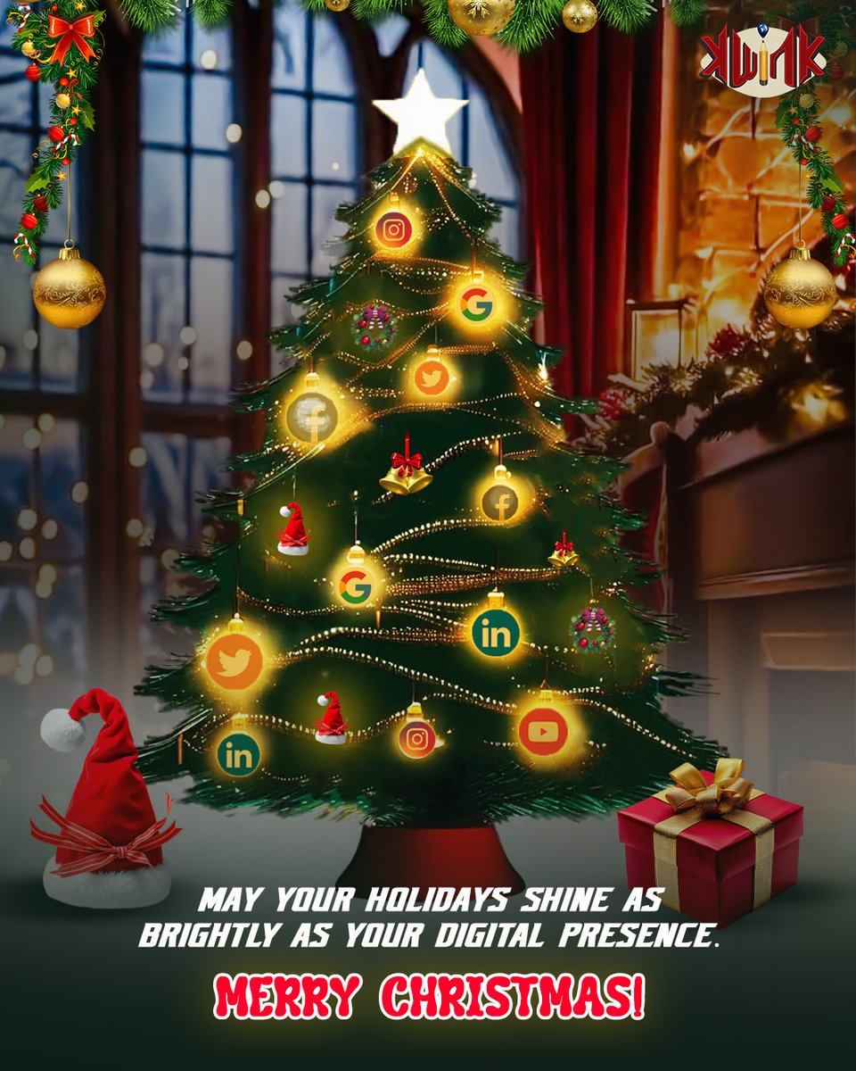KwinkDigital's tweet photo. Here’s to a Christmas that’s as bright as your digital influence and as joyful as your holiday spirit! 🎄

#MerryChristmas https://t.co/DjhfjqUCML