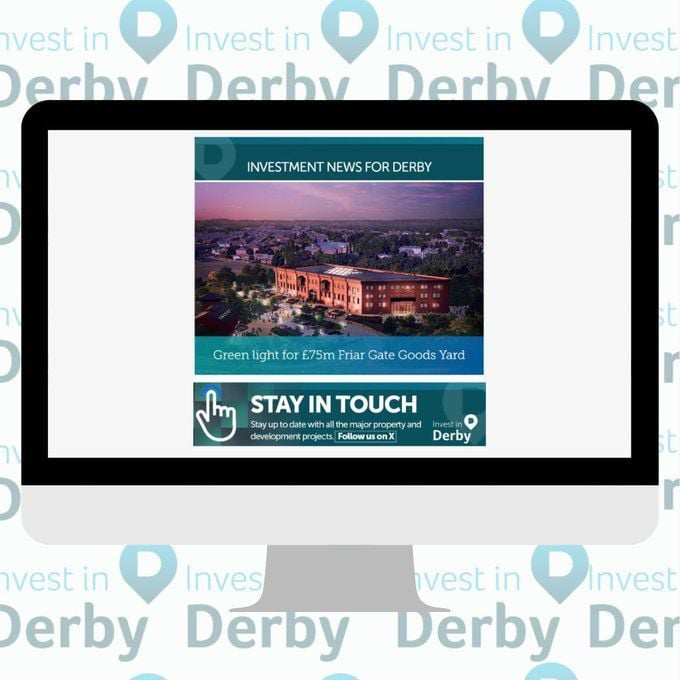Did you miss our latest Invest in Derby e-newsletter? 📬

📩 Sign up for monthly updates on Derby's #business &amp; #investment news 👉 buff.ly/3IooNrt
🗞️ Catch up with the latest edition here 👉 buff.ly/3BqZdUM

#InvestInDerby #UKCapitalforInnovation <a href="/MarketingDerby/">Marketing Derby</a>