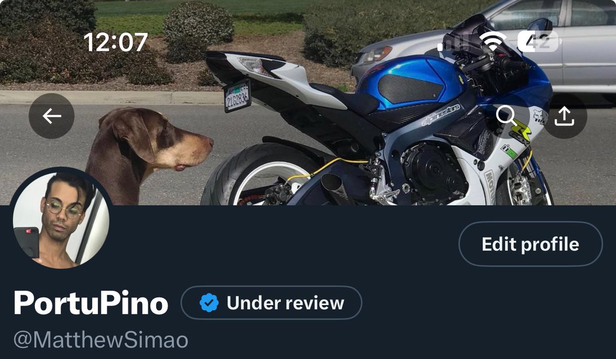 MatthewSimao's tweet photo. I’m about to be checked… wtf? “Under review” https://t.co/221RHyxHqF