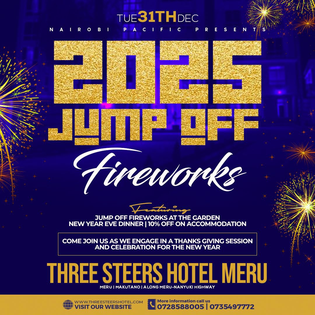 Join us as we jump off with spectacular fireworks. Cheers 2025!