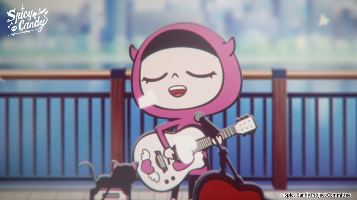 spicycandy_jp's tweet photo. 🎸•💖•━━━━
　　🌟重大発表🌟
　　　　　━━━━•💖•🐈‍⬛

「Spicy Candy」
ABEMAアニメCHにて
１月６日から
毎週月曜21時25分放送決定！

#SpicyCandy #スパイシーキャンディ #abema https://t.co/UG6REPho9W