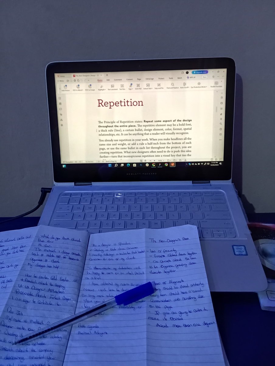 MikkyInnovate's tweet image. How it's currently going 😌✨
Today’s focus was all about two powerful design principles: Repetition and Alignment 🔐
Repetition isn’t just about repeating elements it’s about creating unity and consistency in a design✨
#UIUXDesigner #DesignLearning #Repetition #Alignment