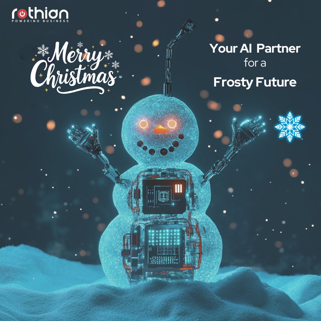 Rothian_LLC's tweet image. Our AI-driven solutions are the perfect gift this Christmas! 
Let’s partner up to create a frosty, yet brilliant future for your business.

#AIForTheFuture #SmartTech #AIForBusiness #AIInnovation #RothianTechnology