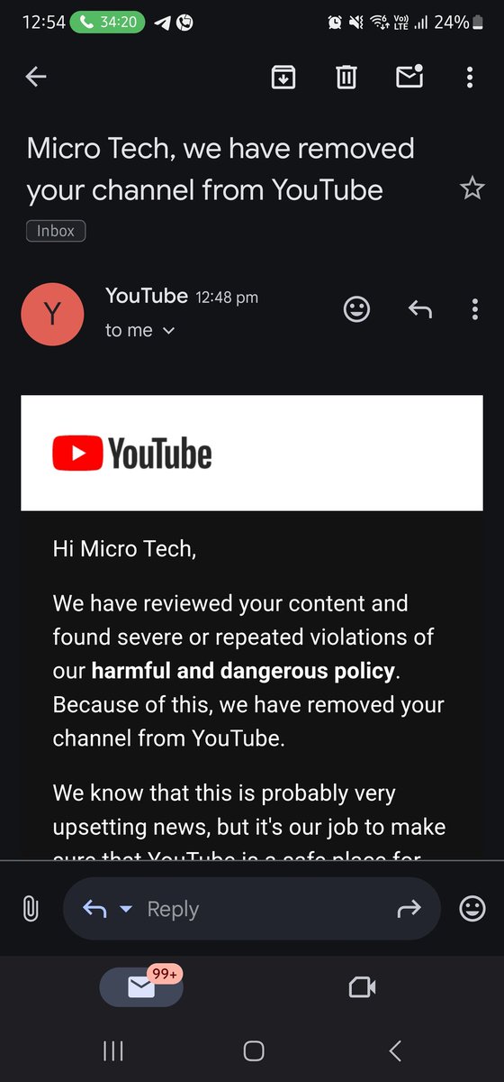 Microtech_Mt's tweet photo. Hi @TeamYouTube @YouTubeIndia @YouTube @YouTubeIndia @YouTubeCreators I need help with my YouTube channel. I got one community guidelines strike, but my channel was removed completely after that. I’ve always followed the rules and focus on creating educational content.

I’ve worked on this channel for over six years, and it’s my only source of income. Please take a look at this issue and review my case.

Channel link: https://t.co/0G4P6op4FJ

It would mean a lot if you could help get my channel reinstated. Thank you!