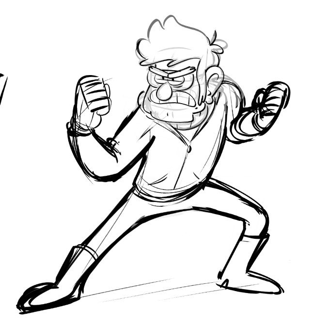 Warm up gesture sketches 