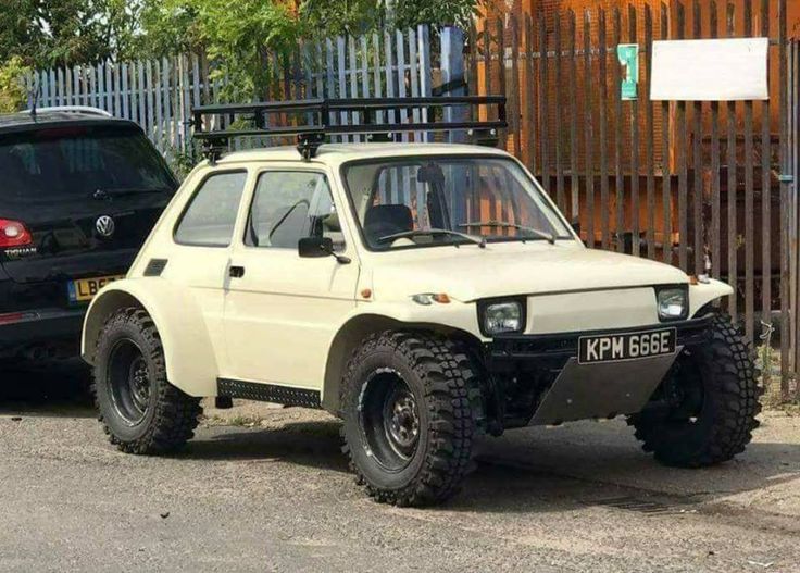 A #Fiat 126 body on what is apparently a VW #Beetle chassis