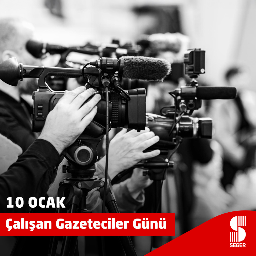 🗞️Gerçeklerin peşinde koşan, toplumun aynası olan değerli basın mensuplarının 10 Ocak Çalışan Gazeteciler Günü kutlu olsun!
🗞️Happy January 10 Working Journalists Day to our valuable members of the press who pursue the truth and are the mirror of society!
#seger #segerkorna