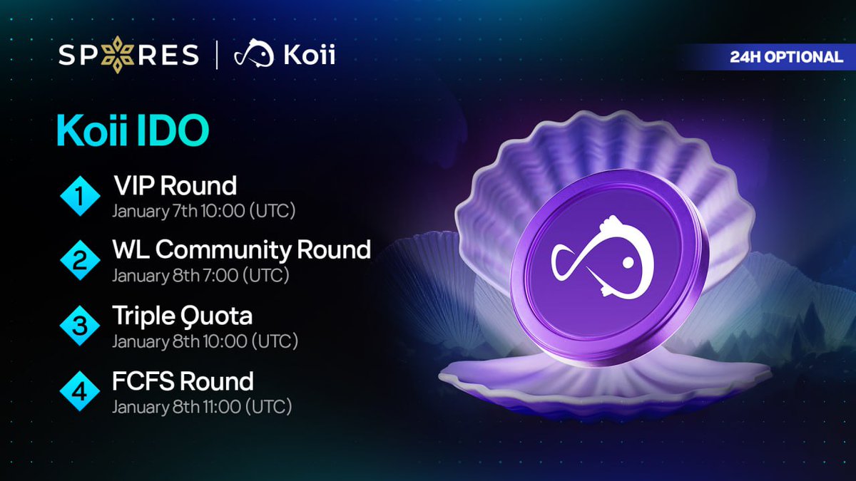 📢 𝐊𝐨𝐢𝐢 𝐈𝐃𝐎 𝐋𝐚𝐮𝐧𝐜𝐡𝐢𝐧𝐠 𝐨𝐧 𝐒𝐩𝐨𝐫𝐞𝐬 𝐋𝐚𝐮𝐧𝐜𝐡𝐩𝐚𝐝!

➡️<a href="/KoiiFoundation/">Koii 🎏</a> is building The World's Biggest Supercomputer - Powered by People. By transforming everyday devices into a unified computing network, Koii enables anyone to contribute to and benefit