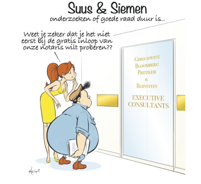 SUUS &amp; SIEMEN
onderzoeken of goede raad duur is...

#gratisspreekuur
#gratisadvies
#vraaghetdenotaris
