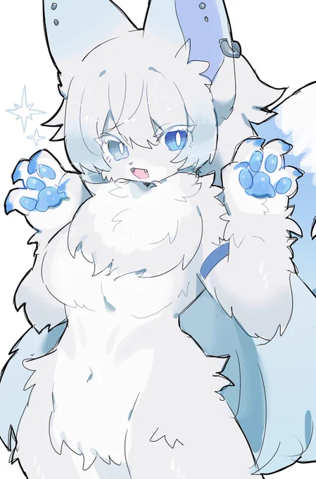 白くてふわふわ 