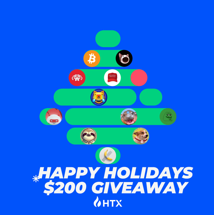 HTX_Global's tweet photo. Celebrate the Holidays with HTX! 🎄

 $200 Giveaway:
✅Comment top crypto for your tree
✅Like + RT 
✅Follow @HTX_Global so we can DM winners!

Let the festive crypto vibes begin! 🎅

#MerryChristmas https://t.co/TI7RLWgfCN