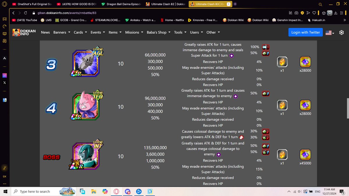 azzeh_sameer's tweet photo. @DaTruthDT so it seems that dokkan accidentally added an extra zero to ultimate clash's cooler's attack stat https://t.co/U2PyPj67rH
