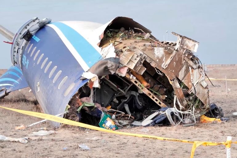 KhalsaIntMedia's tweet photo. RUSSIA BEHIND ANOTHER ATTACK ON CIVILIANS 

#Azerbaijan officials cited in multiple reports say Azerbaijan Airlines Flight 8432 was downed by #Russia’s air defences. #NewsUpdate #NewsPicks https://t.co/Tg7Cxvm7hI