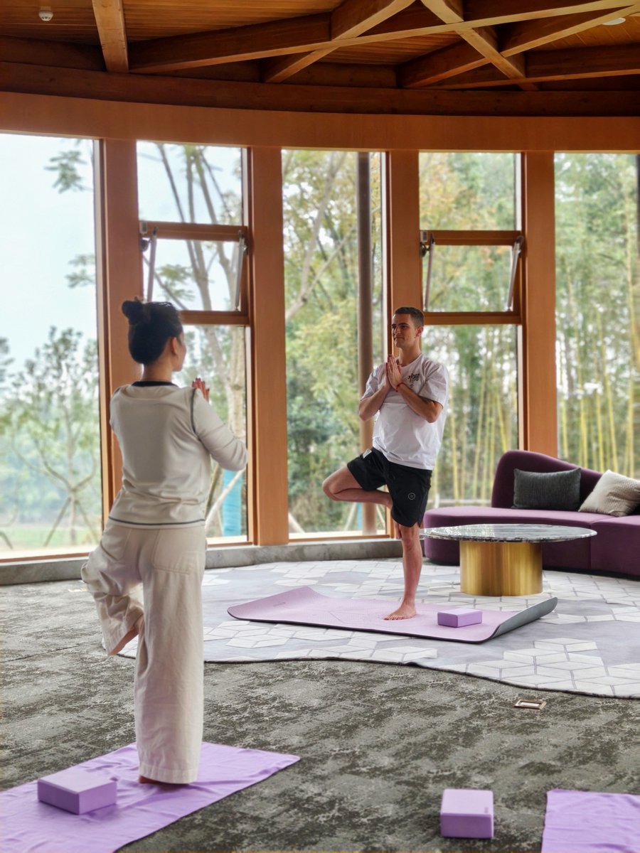 FausWellness's tweet photo. I am incredibly grateful to be teaching yoga here in China, a journey I could never have imagined just a year ago.
My heart is full of happiness, and I truly believe in the power of wishing so deeply that life has no choice but to deliver it to you. https://t.co/mgUmdVRCXK