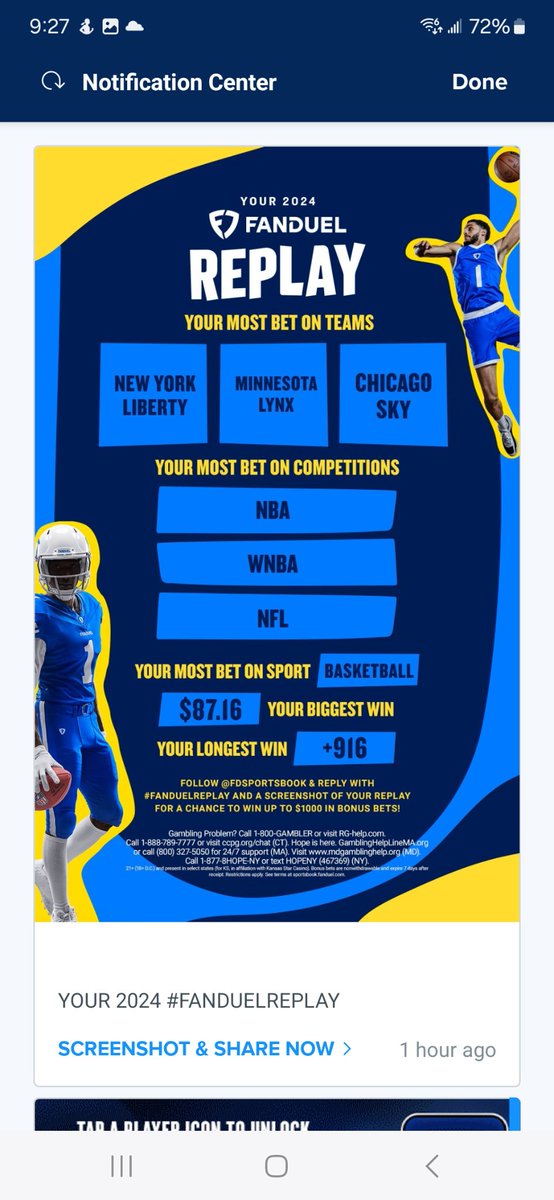 RememberXavier's tweet photo. @FDSportsbook #FanDuelReplay https://t.co/R36lnkBFuW