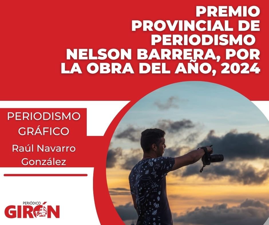 Buenos días #Cuba , buenos días #Matanzas
Este jueves la #UPEC entregó el Premio Provincial de Periodismo Nelson Barrera, 2024. 
De #PeriodicoGiron resultaron ganadores <a href="/AnaCris88_Giron/">Ana Cristina Rodríguez</a>, <a href="/BorisLuisAlons1/">Boris Luis Alonso Perez</a> y Raúl Navarro, en Periodismo Impreso, Hipermedia y Gráfica, respectivamente