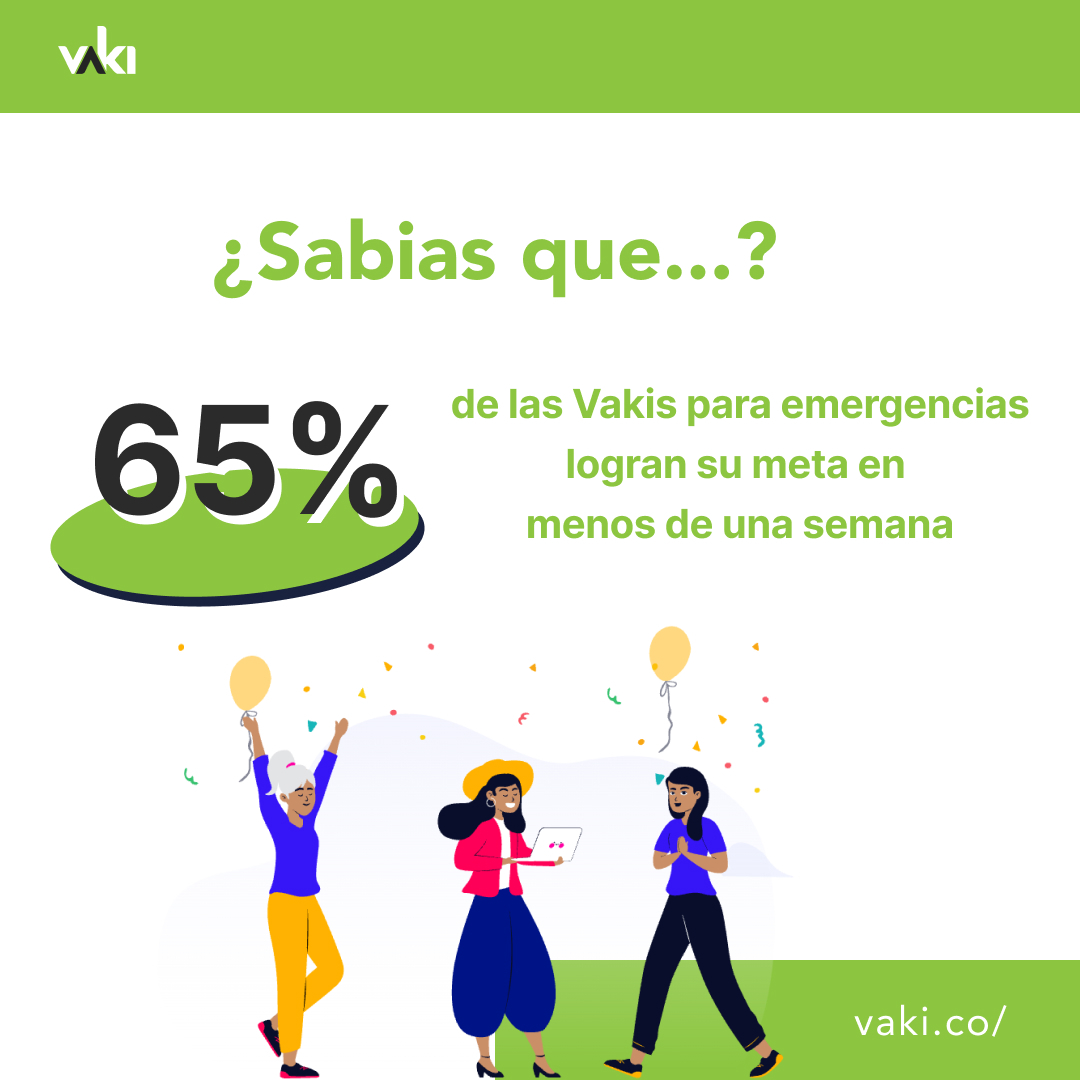 VakiGlobal's tweet image. Este fin de año, puedes hacer la diferencia. Si tienes una causa urgente, crea tu Vaki y logra tu meta rápidamente. ¡Ayuda a quienes más lo necesitan y marca el fin de año con un acto solidario! 🙌💚
Vaki.co/crear

#CreaTuVaki #Emergencias #AyudaRápida #VakiPower