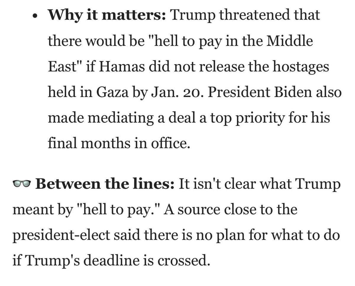 Imagine that. 

Not even a concept of a plan.