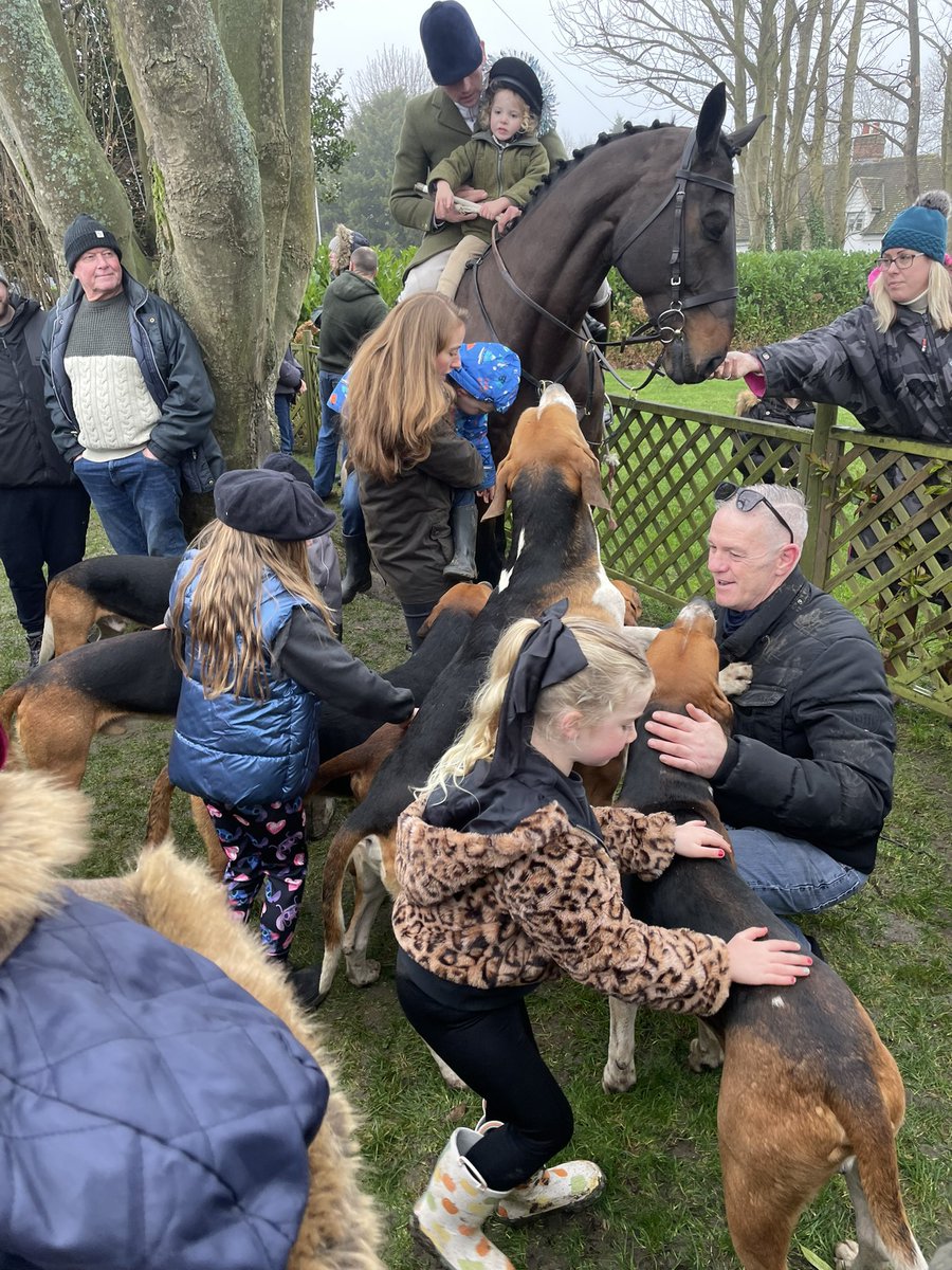 Of course these children are not told the fox hounds are fed TB infected raw meat, have wounds left untreated &amp; are killed with bolt guns when injured as result of hunting