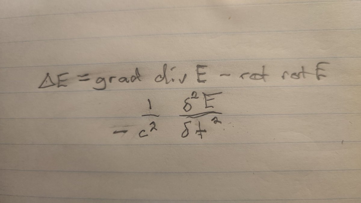 <a href="/JustXAshton/">Ashton Forbes</a> Like Davis said, the wave function can be splitted to scalar and vector parts in maxwell. Thus div E non zero means there is a scalar wave present. 👇