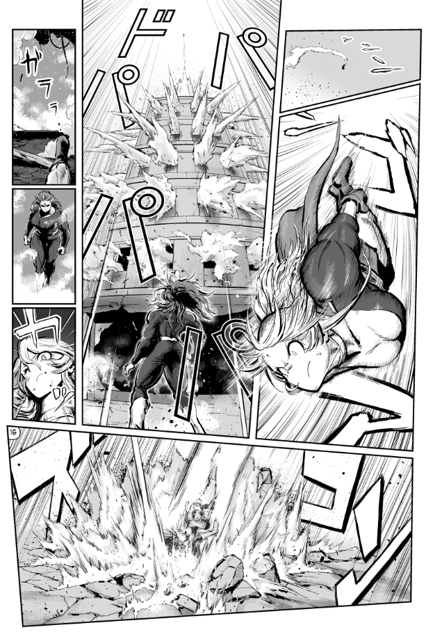 今回はどうしてもスケジュール管理がうまくいかず悔いの残る箇所もあるんですが、描けてるページはなんとか描けてます。アクションまんがです。よろしくお願い致します。 