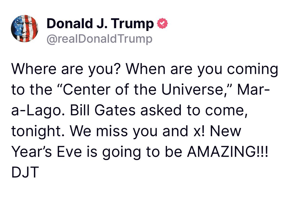 RealFletch17's tweet image. New Trump……..
Message to Elon 🤔