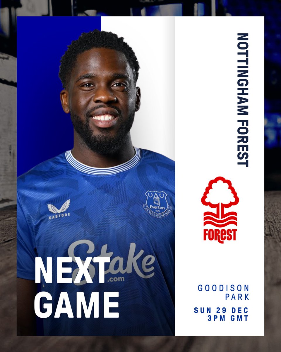 Back at Goodison on Sunday - for our final match of 2024. 🔵🫡