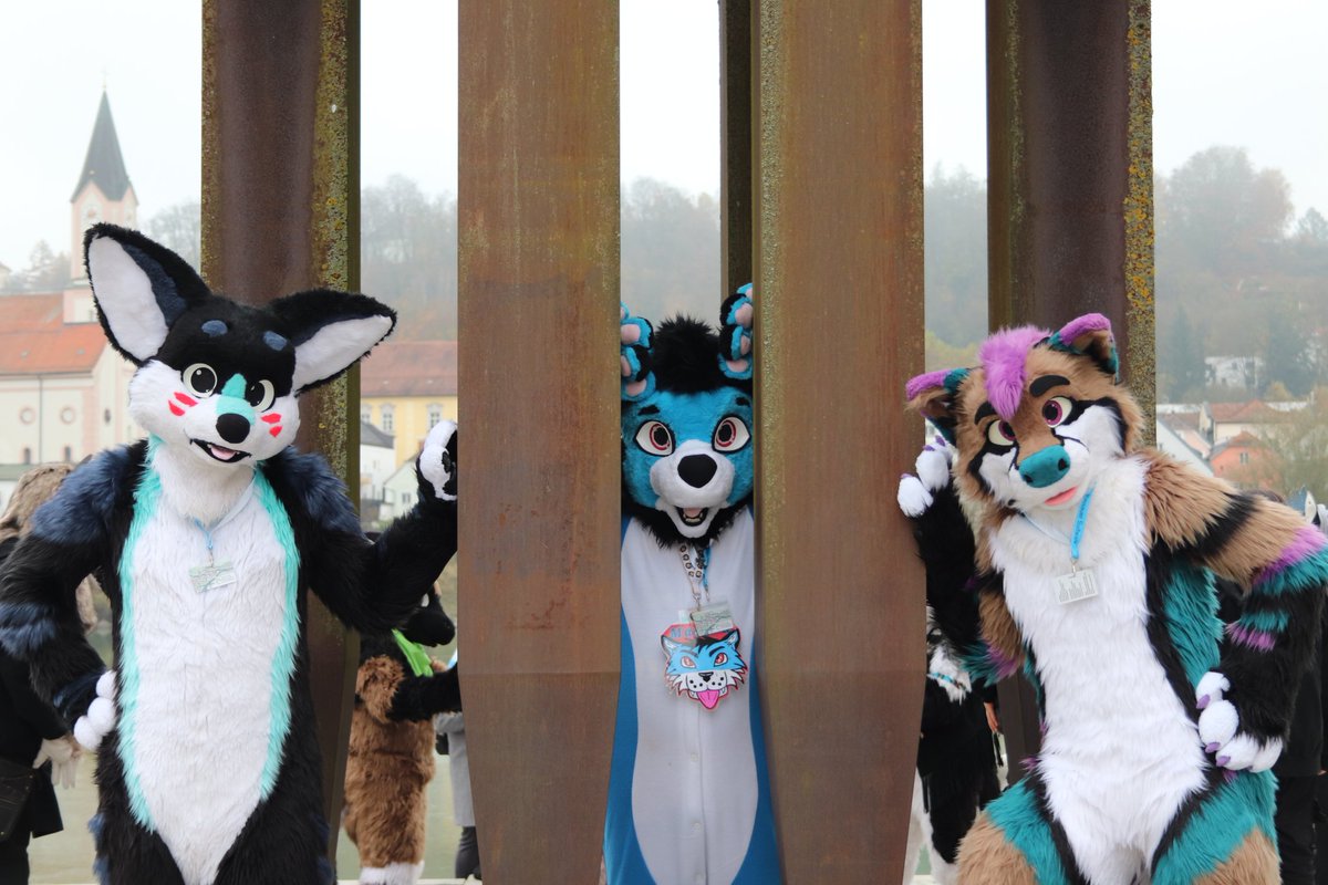 The last #FursuitFriday and I wish you a lot of fun on the #Furvester <a href="/FLUFFSQUEAKER/">Ekko~ 🐾💙🏳️‍🌈🔜EF, FG</a> <a href="/Skylarfolf/">Dorky folf Skylar✨</a> and <a href="/RyuxWolf/">Ryuxwolf</a> 🥳🕺💃🌟
📸 @panto_minse