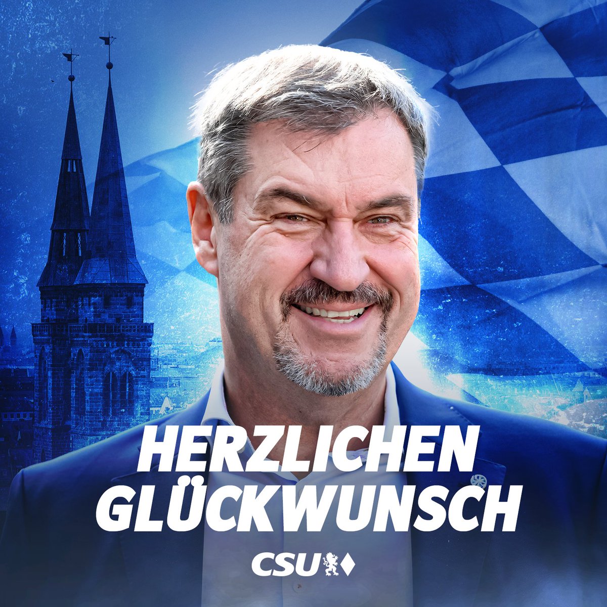 Wir gratulieren unserem Parteivorsitzenden, Ministerpräsident <a href="/Markus_Soeder/">Markus Söder</a>, zu seinem 58. Geburtstag!