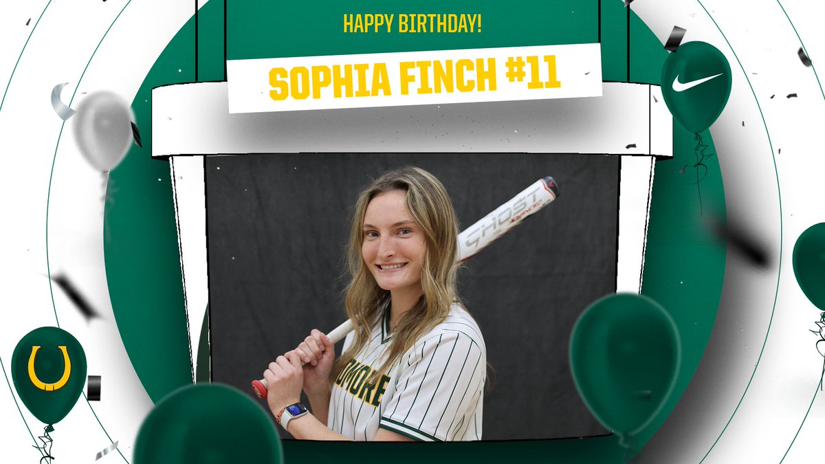 SkidmoreSBALL's tweet photo. Happy Birthday to #11 Sophia Finch!

#goTbreds https://t.co/lAHoVPcUwh