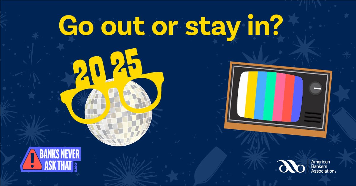 PeoplesBankAL's tweet photo. "What are you doing New Year's Eve?" is one question banks will never ask you. "What's your password?" is another one. Don't end the year with a loss - get tips to avoid scams and protect your money: https://t.co/OovUEKJdd0 #BanksNeverAskThat
Member FDIC https://t.co/mEes42usVY