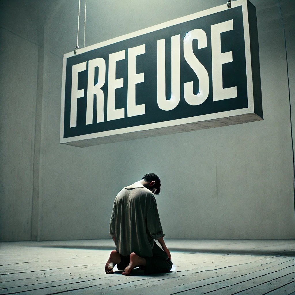 "Free Use"
Es klingt so wunderbar harmlos. Jemanden "frei benutzen". 
Was es bedeutet ? 
Dass ich dich benutzen darf. Dich gebrauchen. Mir die Zeit mit dir vertreiben und mit dir tun was mir gefällt.

Wann auch immer
Was auch immer
Wo auch immer du gerade bist

Absolut heiß! 🥰