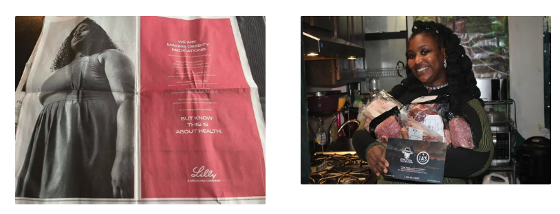 BeefMaps's tweet photo. Which way single mommas-- Pills or beef?
Ajalah Efem in the South Bronx chose beef.
AND IT SAVED HER LIFE.
Big Pharma is turning up the language on health--
Well, so are we.
ELI LILLY V. TEXAS SLIM AND AJALAH EFEM--
A Battle for the the Soul of South Bronx.
#SaveBeef