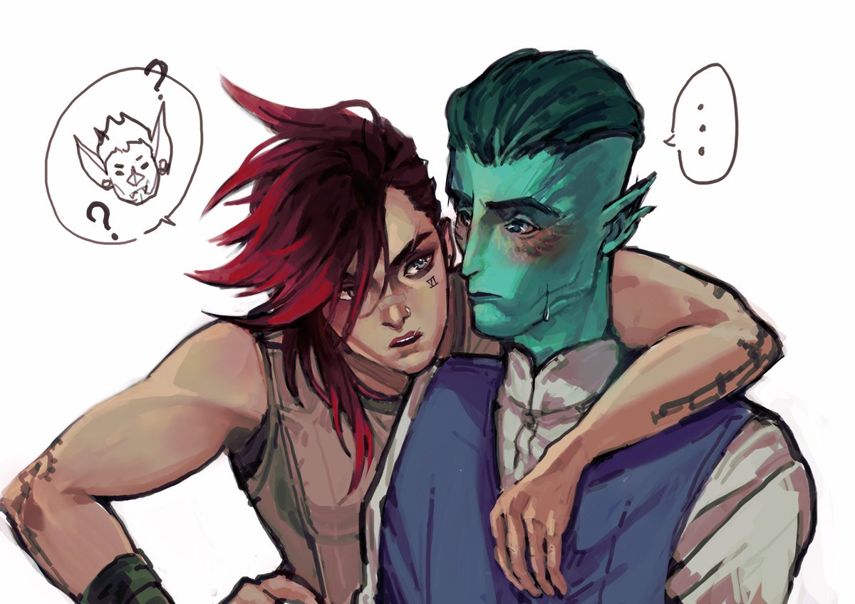 So? Who’s that guy? Are you dating? 

#Arcane #ArcaneSeason2 #vi #steb #scar #batfish