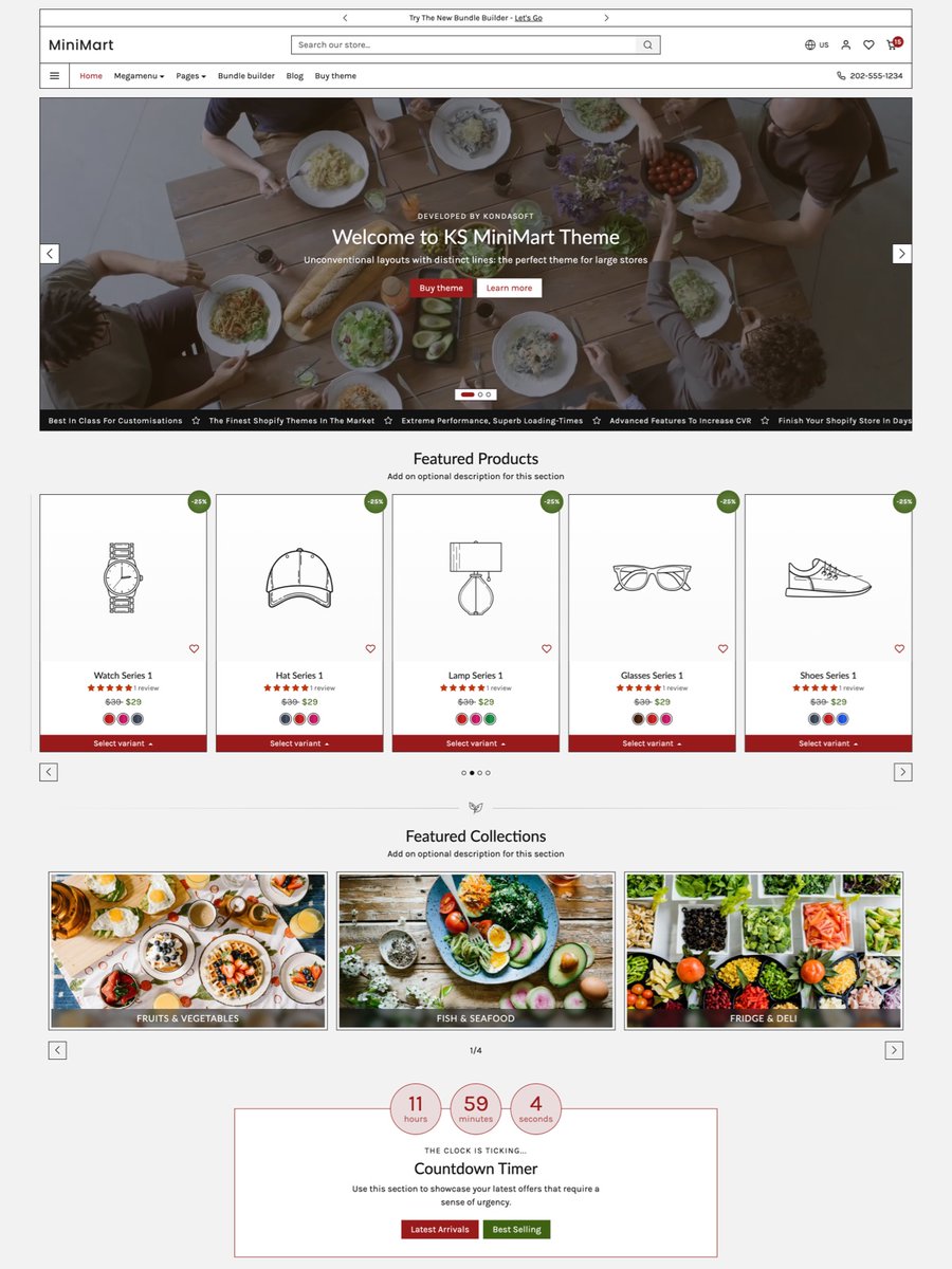 kondasoftdev's tweet image. KS MiniMart - December 2024 Premium Shopify Theme Released  

View demo 
ks-minimart.myshopify.com 

Learn more 
kondasoft.com/products/ks-mi…

#shopify #shopifythemes #shopifytheme #shopifydev #shopifystore
