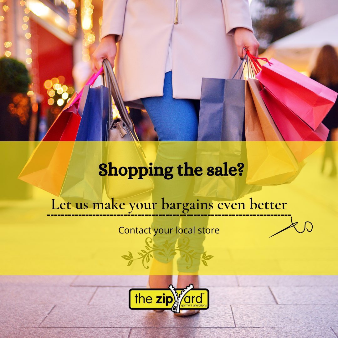 Pick something up in the sales or as a present that doesn't quite fit? Bring it into us &amp; we'll sort it out! 

#januarysales #alterations #onlineshopping #lookgreatfeelfantastic #weloveeveryBODY