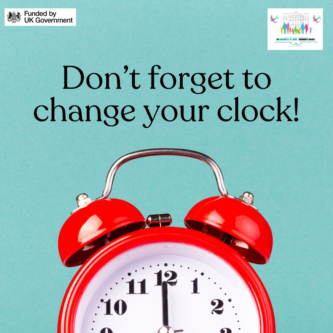 Don't forget to put your clock forward an hour at 1am! 🕑#clockchange #community #springforward #clocks #loseanhour