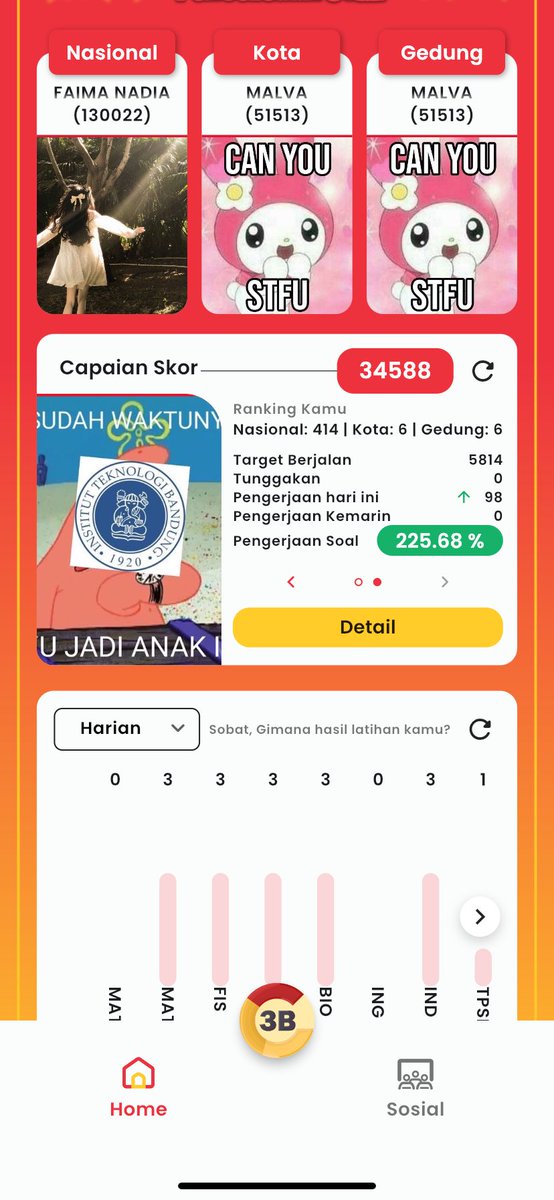 qprinsis's tweet image. #progres today belajar tkp sama ngerjain tiu tadi siang - sore juga tst di go