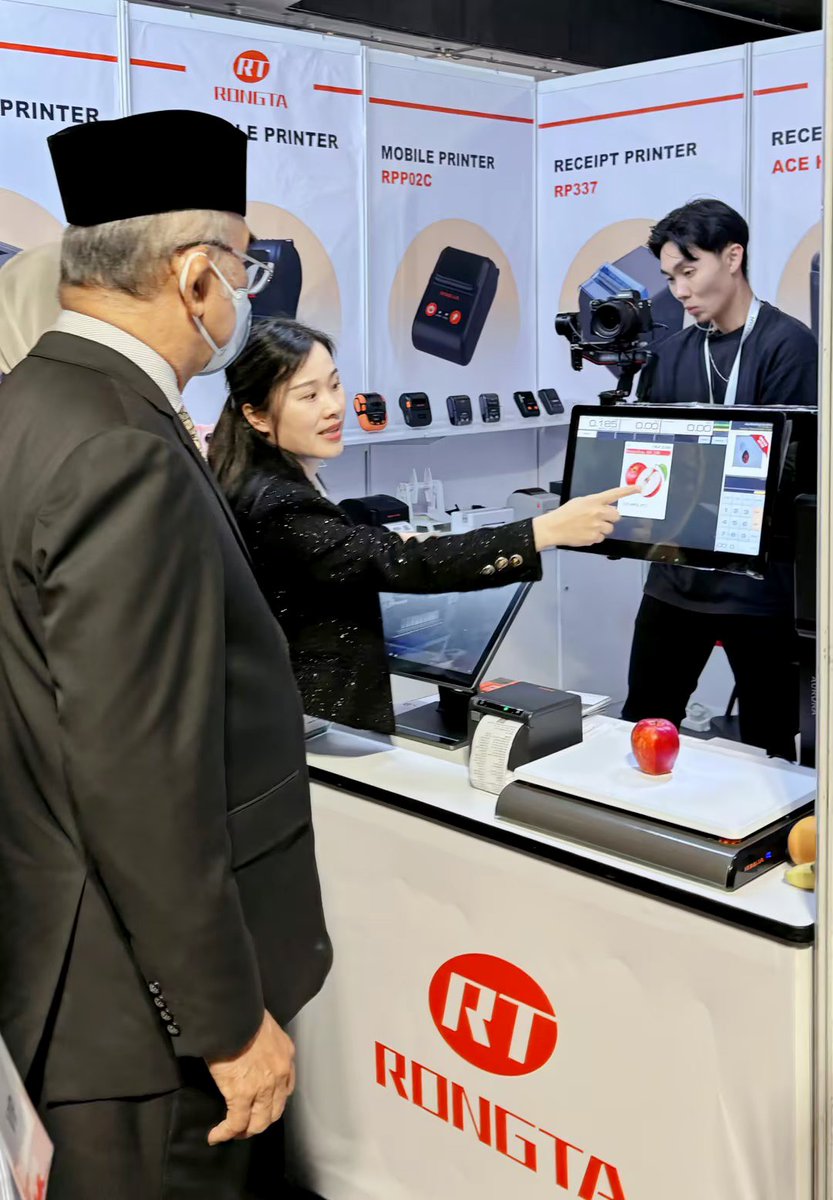 Recently, the Malaysia Vending Machine &amp; New Retail Industry Expo 2024 concluded successfully at MITEC, Malaysia. Rongta Technology stood out, showcasing its star products, highlighting its expertise in AIDC devices.
#rongta  #retail  #printer #scale