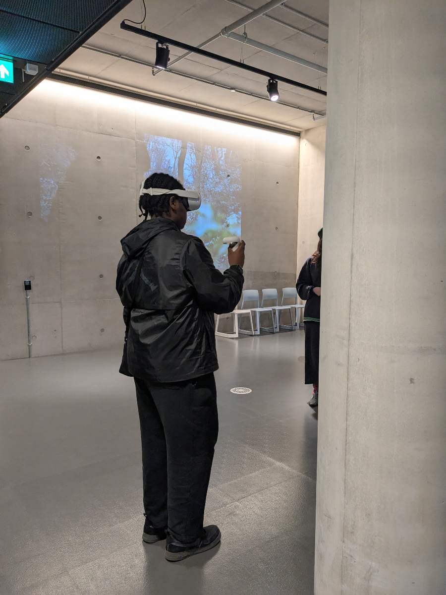 lightyear_fdn's tweet photo. In December, Lightyear hosted a Technology Work Inspiration Trip to @LCFLondon with students from Leaways School. This trip was funded by Night Sky Foundation.

The visit included a virtual try-on session and the students creating mid-air art using VR headsets. https://t.co/7jzgHG8BBQ