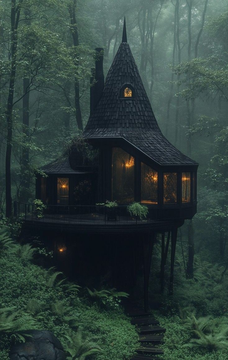 Could you live alone in this house in the woods for a week?